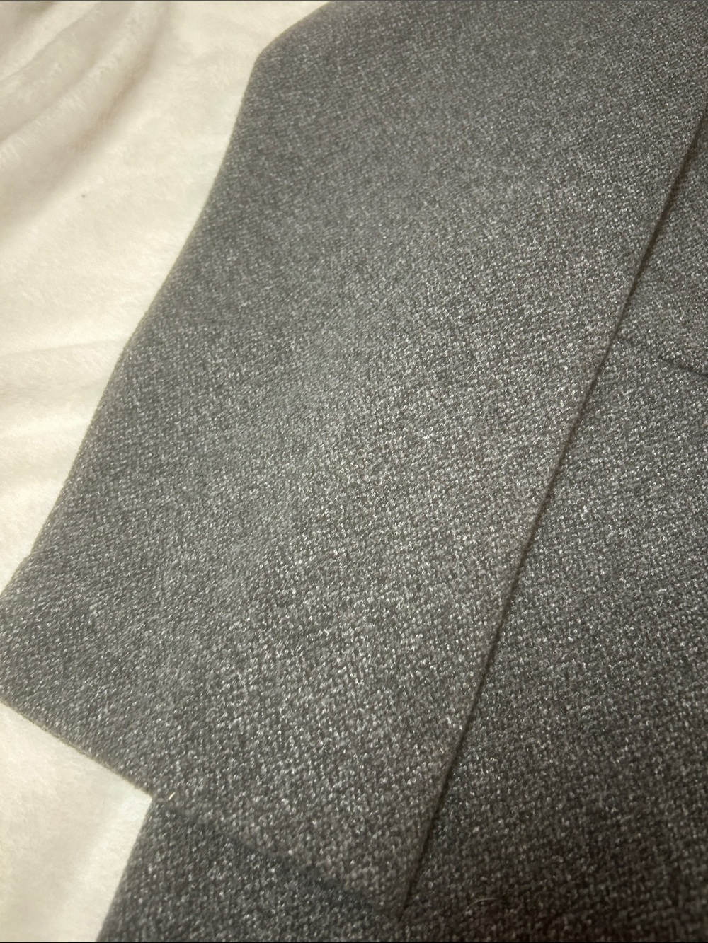 Banana Republic Women’s Coat Charcoal Gray Single-Button Size Large - Picture 10 of 12